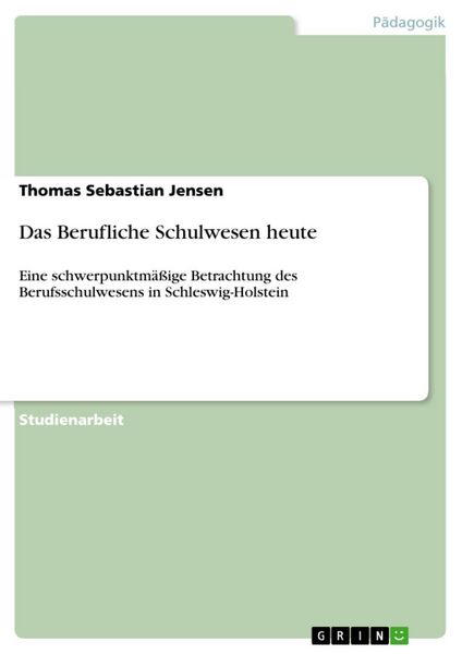 Produktbild: Das Berufliche Schulwesen heute