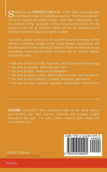 Produktbild: On Heroes, Hero-Worship, and the Heroic in History