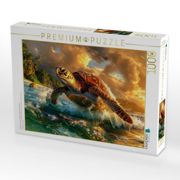 Produktbild: CALVENDO Puzzle Ein Motiv aus dem Kalender W&auml;chter der Meere | 1000 Teile Lege-Gr&ouml;&szlig;e 64x48cm Foto-Puzzle f&uuml;r gl&uuml;ckliche Stunden
