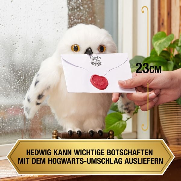 Produktbild: Wizarding World Harry Potter - Interaktive Pl&uuml;sch-Eule Hedwig mit &uuml;ber 15 Ger&auml;uschen und Bewegungen