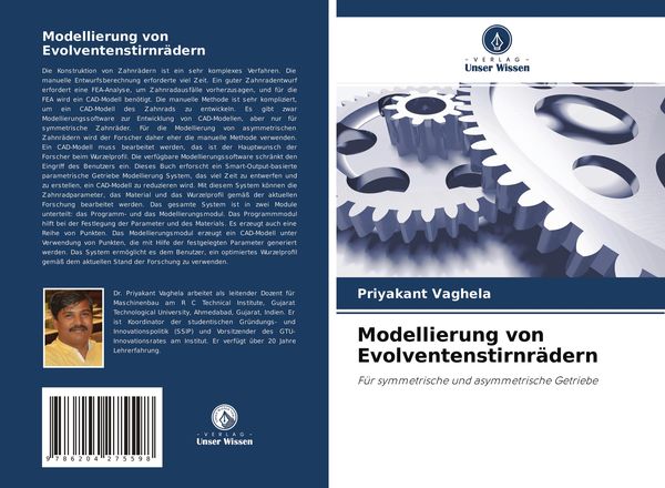 Modellierung von Evolventenstirnrädern, Taschenbuch von Priyakant Vaghela, Verlag Unser Wissen, 9786204275598