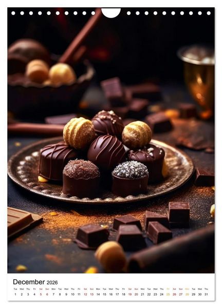 Produktbild: Choco Delight (Wall Calendar 2026 DIN A4 portrait), CALVENDO 12 Month Wall Calendar
