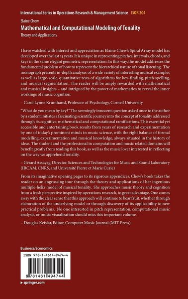 Produktbild: Mathematical and Computational Modeling of Tonality