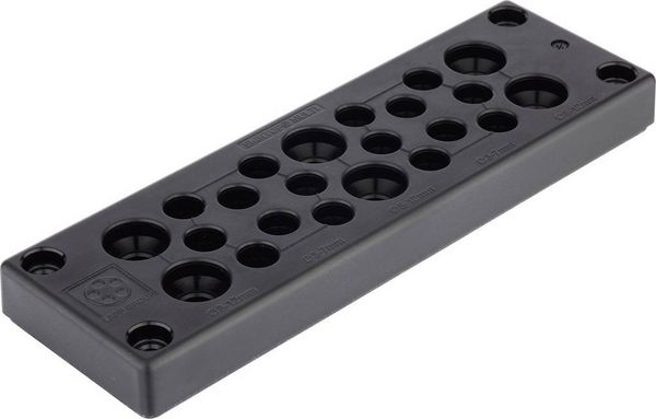 Produktbild: LAPP SKINTOP&reg; MULTI Version 2 Mehrfachkabeldurchf&uuml;hrungsplatte Klemm-&Oslash; (max.) 16 mm Plattenst&auml;rke (max.) 14 mm Polycarbonat 1 St.