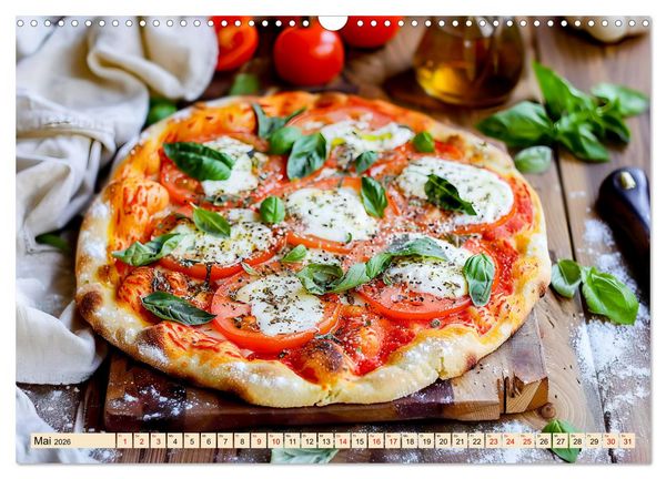 Produktbild: Alles Tomate oder was?! - Herzhafte Speisen rund um die Tomate (Wandkalender 2026 DIN A3 quer), CALVENDO Monatskalender