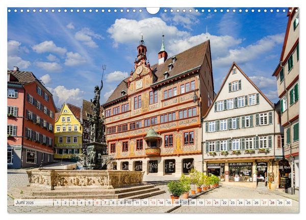 Produktbild: T&uuml;bingen Stadtansichten (Wandkalender 2026 DIN A3 quer), CALVENDO Monatskalender