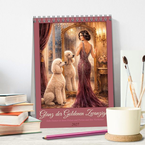 Produktbild: Glanz der Goldenen Zwanziger (Tischkalender 2027 DIN A5 hoch), CALVENDO Monatskalender