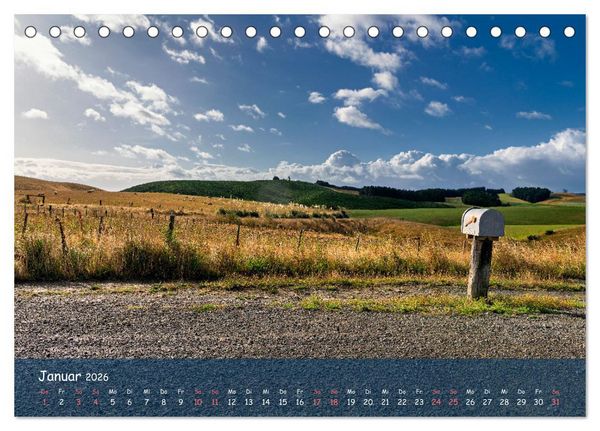 Produktbild: Traumorte entdecken: Neuseeland (Tischkalender 2026 DIN A5 quer), CALVENDO Monatskalender