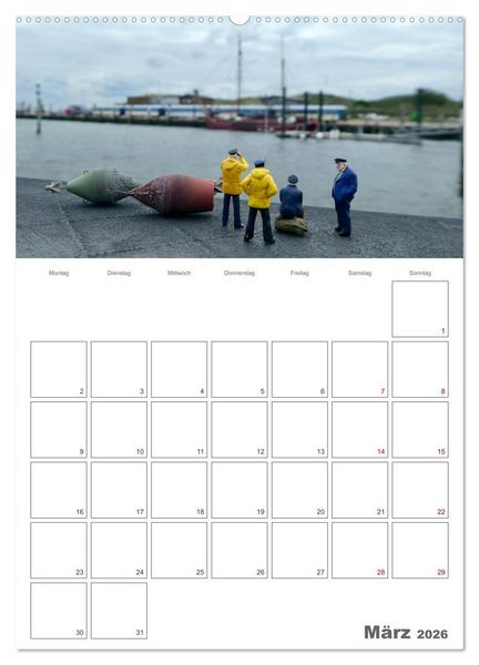 Produktbild: Wangerooge - Gl&uuml;cksort f&uuml;r Gro&szlig; und Klein (Wandkalender 2026 DIN A2 hoch), CALVENDO Monatskalender