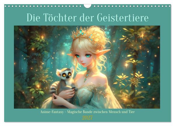 Produktbild: Die T&ouml;chter der Geistertiere (Wandkalender 2027 DIN A3 quer), CALVENDO Monatskalender