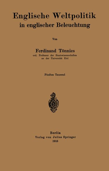 Produktbild: Englische Weltpolitik in englischer Beleuchtung