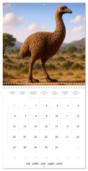 Produktbild: Species of the Past (Wall Calendar 2026 12 &times; 12 Inch) CALVENDO 12 Month Wall Calendar