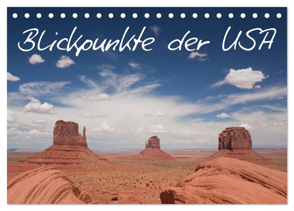 Produktbild: Blickpunkte der USA (Tischkalender 2026 DIN A5 quer), CALVENDO Monatskalender