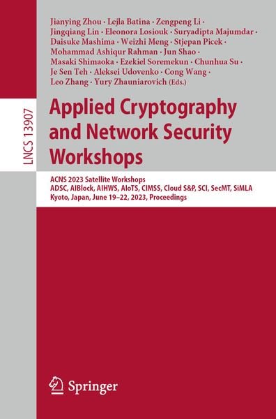 Produktbild: Applied Cryptography and Network Security Workshops