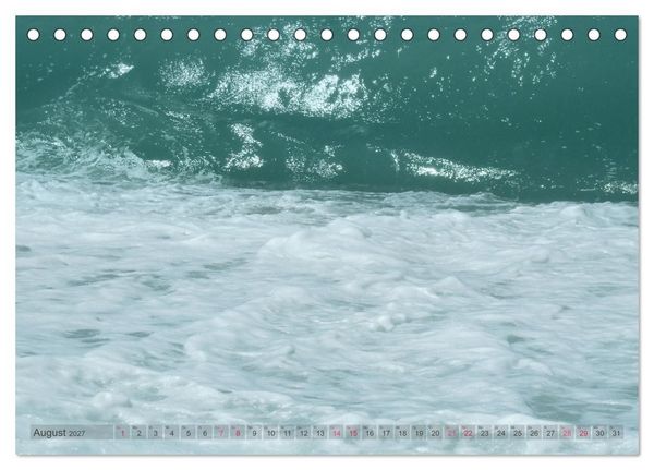 Produktbild: Photo-Art / Ozean (Tischkalender 2027 DIN A5 quer), CALVENDO Monatskalender