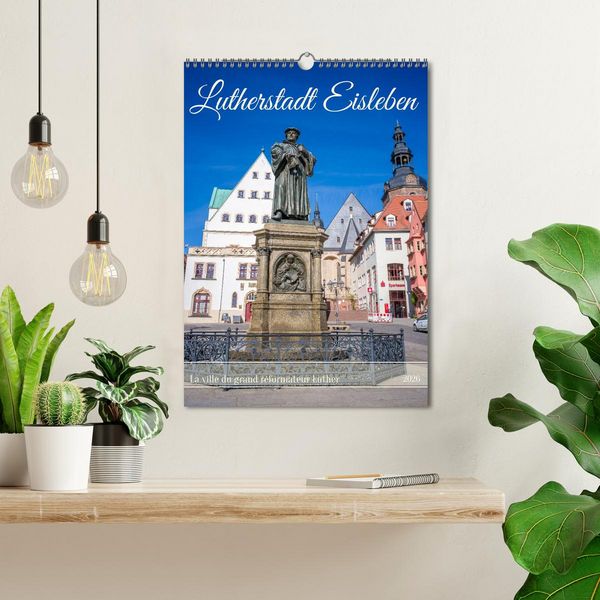 Produktbild: Lutherstadt Eisleben - La ville du grand r&eacute;formateur Luther (Calendrier mural 2026 DIN A3 horizontal), CALVENDO calendrier mensuel