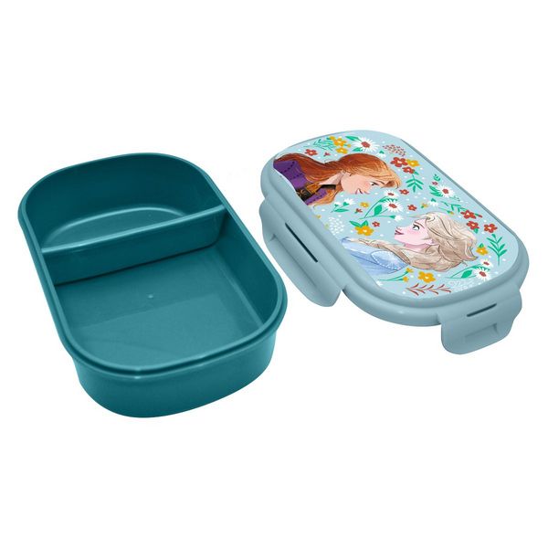 Produktbild: Brotdose Disney Frozen mit Besteckset 2 F&auml;cher