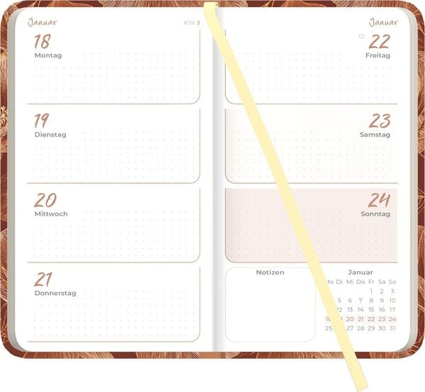 Produktbild: Lady Journal Slim Bl&uuml;tenmeer 2027