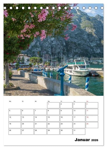 Produktbild: LIMONE SUL GARDA Unvergessliche Momente (Tischkalender 2026 DIN A5 hoch), CALVENDO Monatskalender