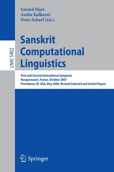 Produktbild: Sanskrit Computational Linguistics