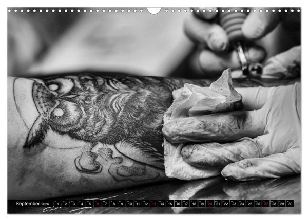 Produktbild: K&ouml;rperkult Tattoo (Wandkalender 2026 DIN A3 quer), CALVENDO Monatskalender