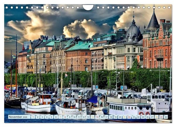 Produktbild: Stockholm - Venedig des Nordens (Wandkalender 2026 DIN A4 quer), CALVENDO Monatskalender