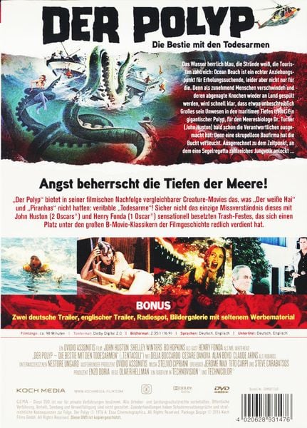 Produktbild: Der Polyp - Die Bestie mit den Todesarmen - Creature Feature #4