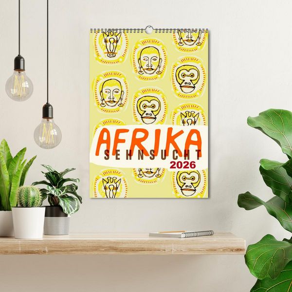 Produktbild: Afrika-Sehnsucht 2026 (Wandkalender 2026 DIN A3 hoch), CALVENDO Monatskalender