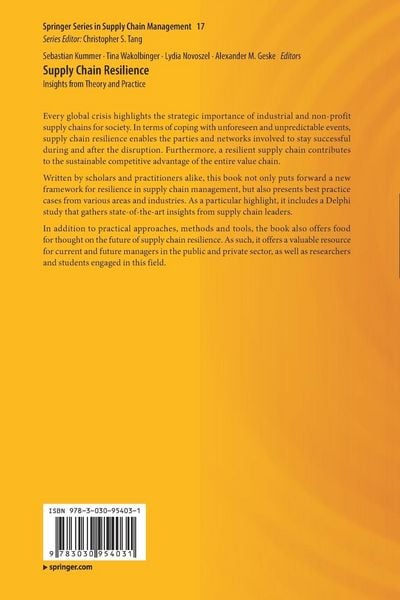 Produktbild: Supply Chain Resilience