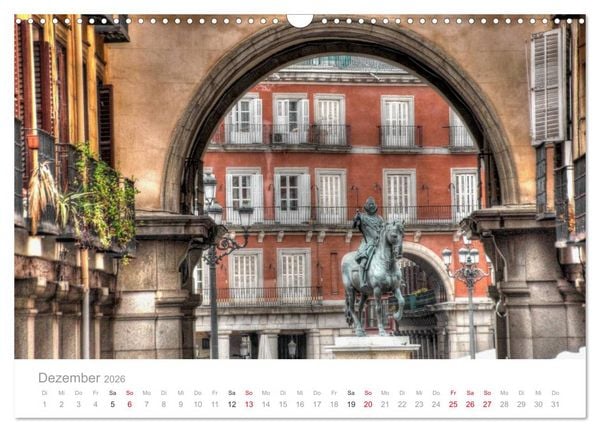 Produktbild: Madrid eine Stadt zum Verlieben (Wandkalender 2026 DIN A3 quer), CALVENDO Monatskalender