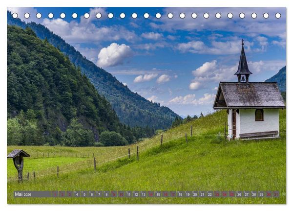 Produktbild: Sch&ouml;ne Wanderungen um Oberstdorf (Tischkalender 2026 DIN A5 quer), CALVENDO Monatskalender