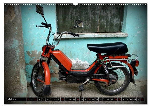 Produktbild: Motorrad-Legenden: JAWA (hochwertiger Premium Wandkalender 2026 DIN A2 quer), Kunstdruck in Hochglanz