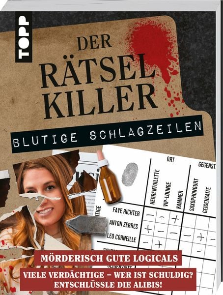 Produktbild: Der R&auml;tselkiller: Blutige Schlagzeilen &ndash; M&ouml;rderisch gute Logicals