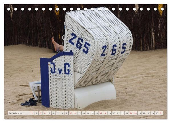 Produktbild: Cuxland, Urlaubsgl&uuml;ck zwischen Nordsee und Elbe (Tischkalender 2026 DIN A5 quer), CALVENDO Monatskalender
