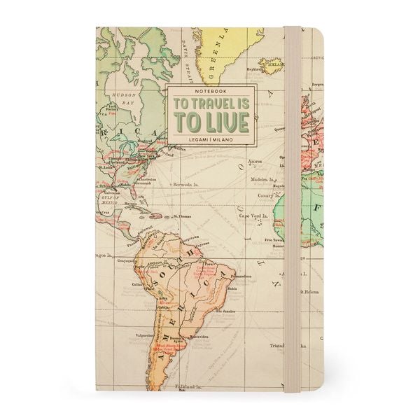 Produktbild: Legami Notizbuch liniert - Medium - Travel