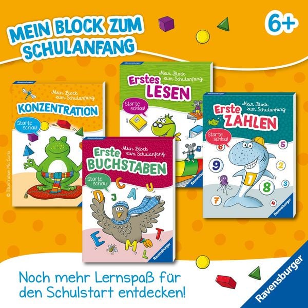 Produktbild: Mein Block zum Schulanfang: Konzentration