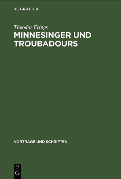 Produktbild: Minnesinger und Troubadours