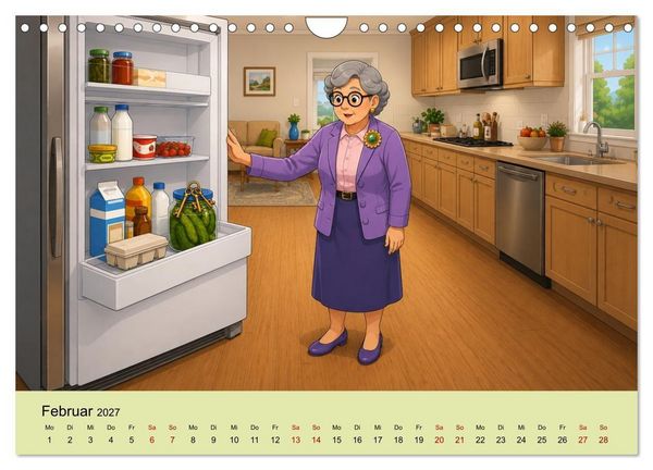 Produktbild: Die wunderbare Welt der Oma (Wandkalender 2027 DIN A4 quer), CALVENDO Monatskalender