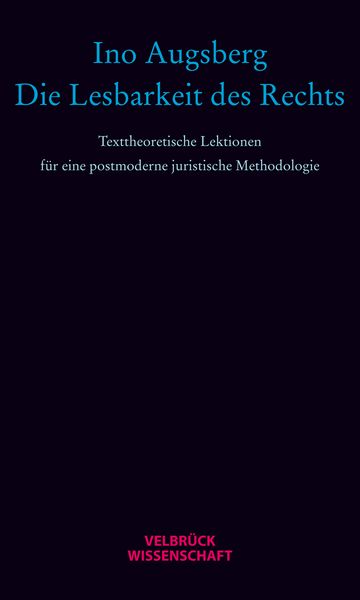 Produktbild: Die Lesbarkeit des Rechts