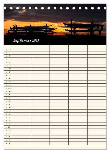 Produktbild: Noch mehr F&ouml;hrweh Familienplaner (Tischkalender 2026 DIN A5 hoch), CALVENDO Monatskalender