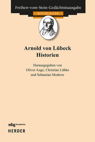 Produktbild: Arnold von L&uuml;beck: Historien