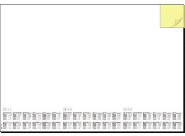 Sigel HO490 Schreibunterlage 3-Jahreskalender Weiß (B x H) 595 mm x 410 mm