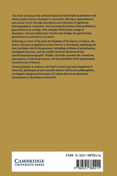 Produktbild: An Introduction to the Historiography of Science