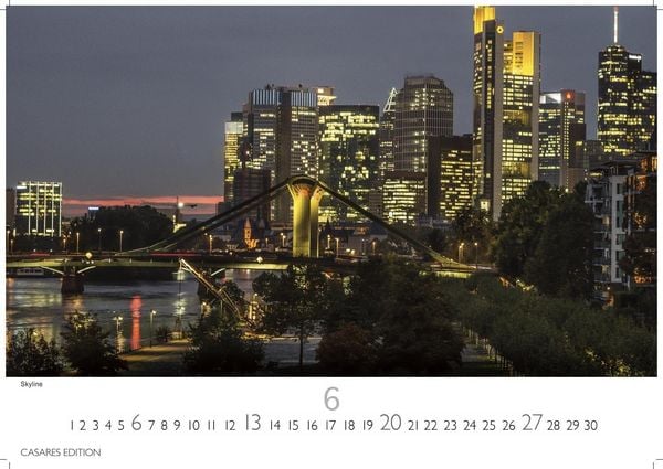 Produktbild: Frankfurt Kalender 2027 &ndash; Wandkalender | Fotokalender Deutschland 50x35cm &ndash; faszinierende Stadtansichten der Mainmetropole mit 12 gro&szlig;formatigen Bildern
