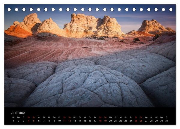 Produktbild: USA Desert Dreams (Tischkalender 2026 DIN A5 quer), CALVENDO Monatskalender