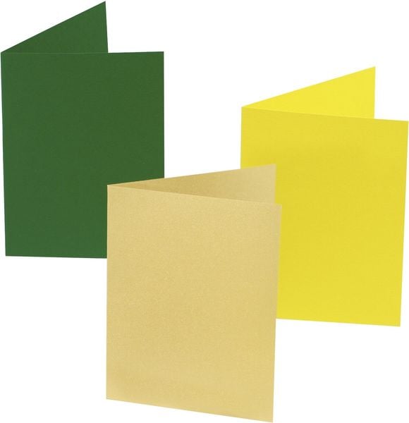 Produktbild: Folia Klappkarten/Doppelkarten f&uuml;r Einladungen, Gl&uuml;ckwunsch- oder Gru&szlig;karten, 10,5x15cm, himmelblau, 5 Karten + Kuverts + Einlagen