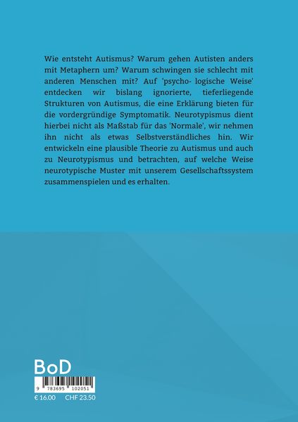 Produktbild: Autismus und Neurotypismus