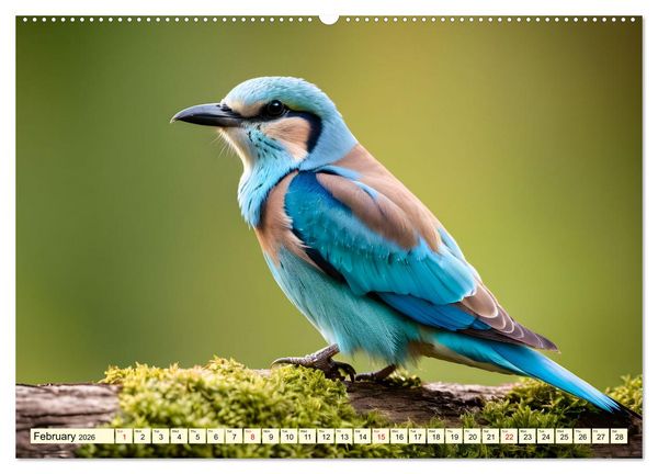 Produktbild: Africa's diverse birdlife (High Quality Premium Wall Calendar 2026 DIN A2 landscape),CALVENDO 12 Month Wall Calendar