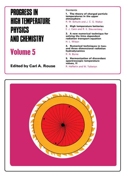 Produktbild: Progress in High Temperature Physics and Chemistry
