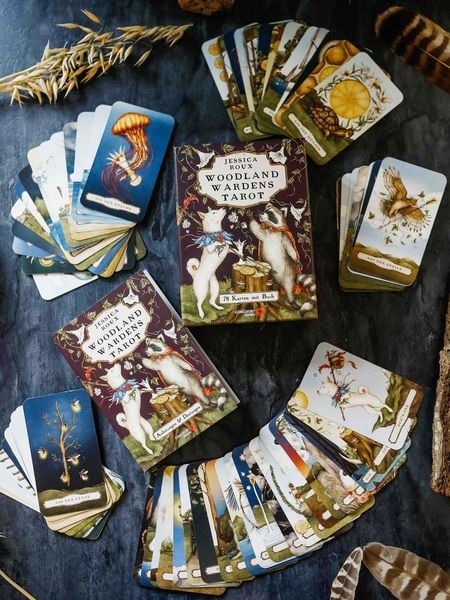 Produktbild: Woodland Wardens Tarot - Set mit Booklet u. 78 Karten